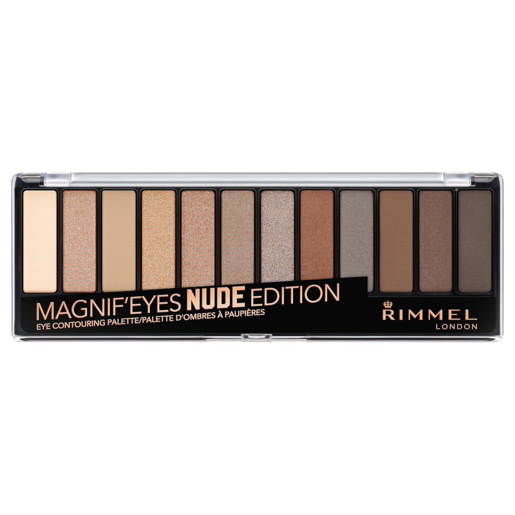 Rimmel London Magnif'Eyes 12 Pan Eyeshadow Palette - #001 Nude
