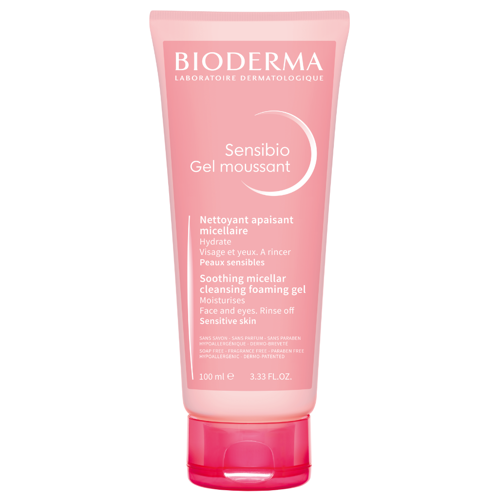 Bioderma Sensibio Gel Moussant Soothing Foaming Gel Cleanser for Sensitive Skin 100ml