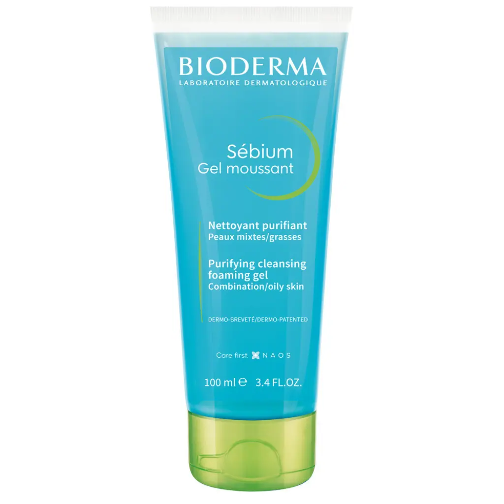 Bioderma Sébium Gel Moussant Purifying Foaming Gel Cleanser for Oily Skin 100ml