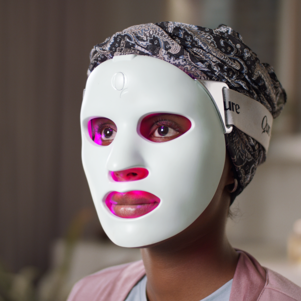 Qure QRejuvalight Pro Facewear LED Face Mask Adore Beauty