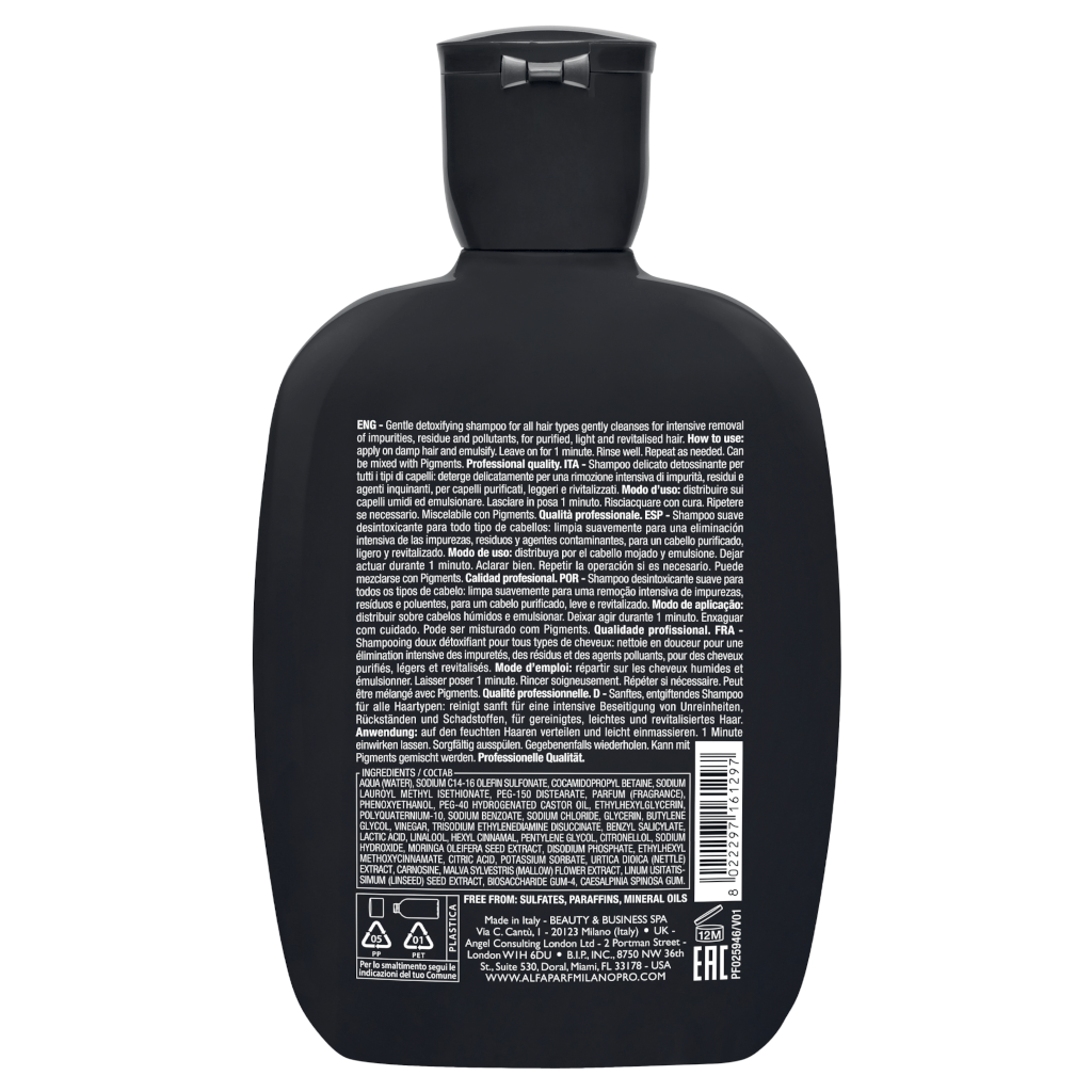 Alfaparf Milano Detoxifying Shampoo - Clean & Revitalize