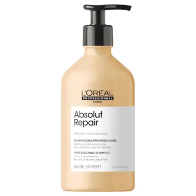 L'Oreal Professionnel Serie Expert Absolut Repair Gold Quinoa & Protein Shampoo 500ML