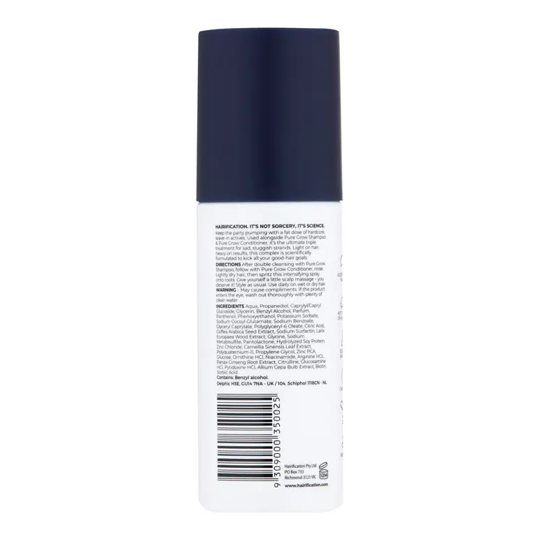 Hairification Pure Grow Intensifying Spray 150ml