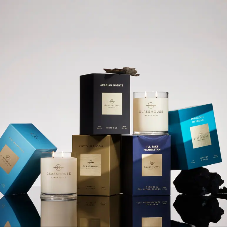 Glasshouse Fragrances I'LL TAKE MANHATTAN 380g Soy Candle
