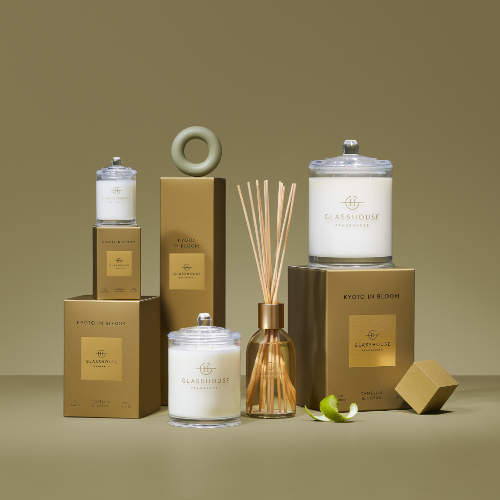 Glasshouse Fragrances KYOTO IN BLOOM 250mL Fragrance Diffuser