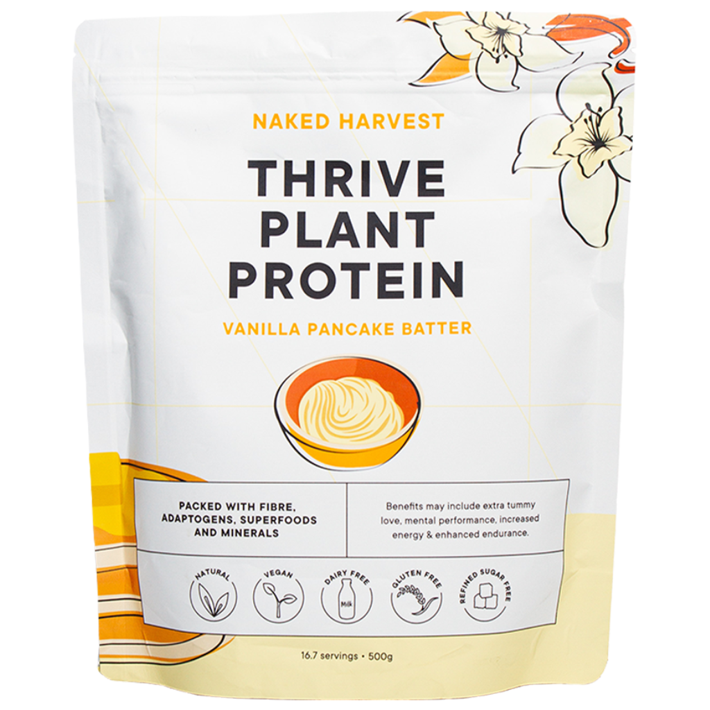 Naked Harvest Vanilla Pancake Batter Plant Protein - 500g
