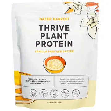 Naked Harvest Vanilla Pancake Batter Plant Protein - 500g