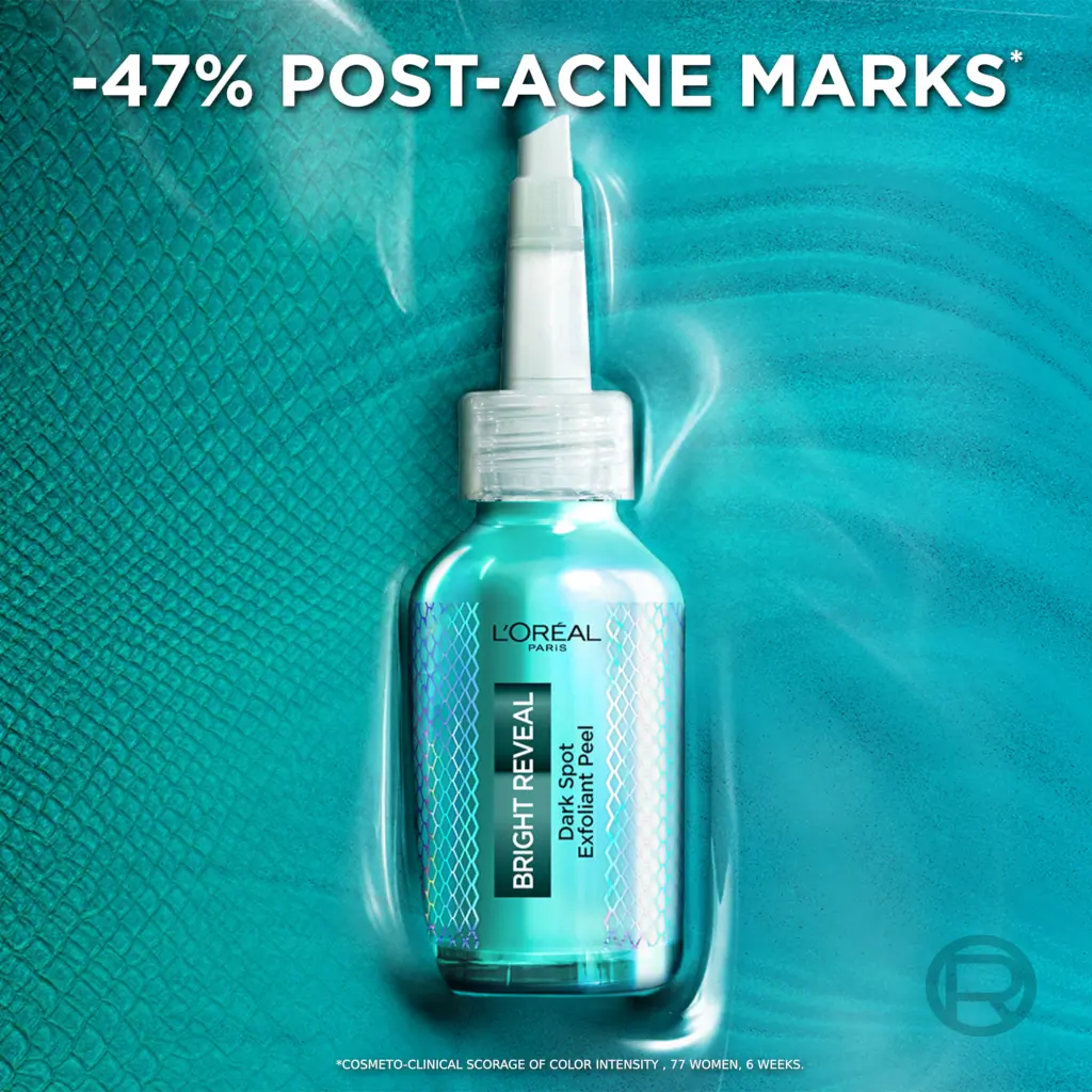 L'Oréal Paris Bright Reveal 25% AHA + BHA + PHA + Niacinamide Dark Spot Exfoliant Peel 25ml