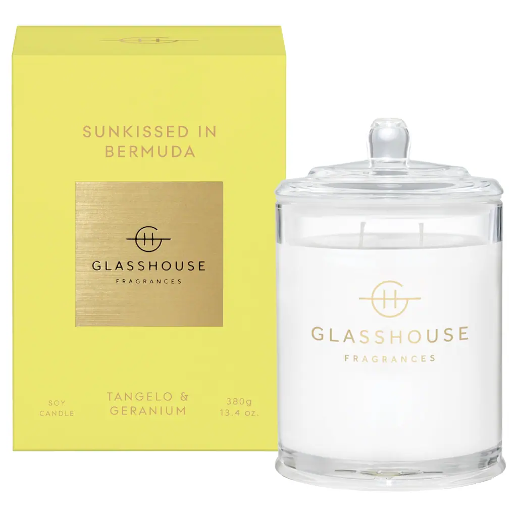 Glasshouse Fragrances Sunkissed in Bermuda 380g Soy Candle