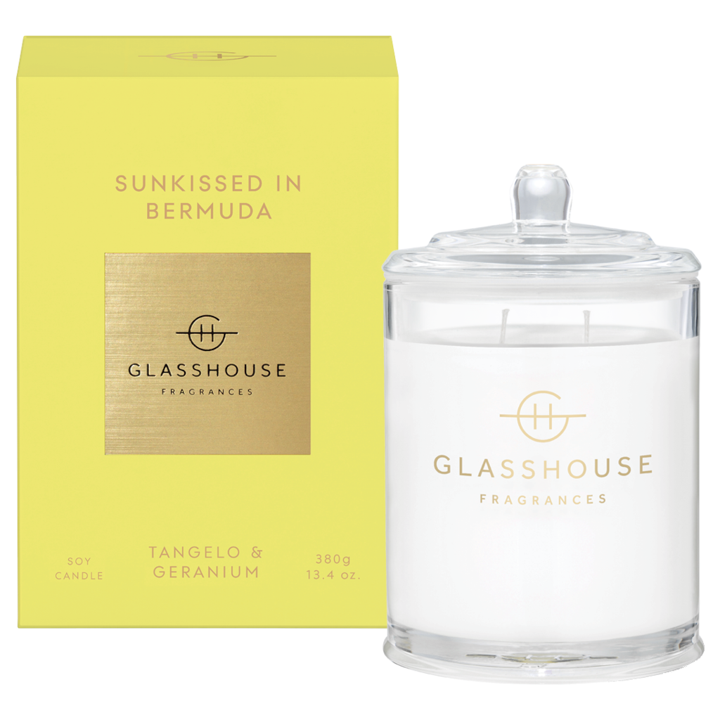 Glasshouse Fragrances Sunkissed in Bermuda 380g Soy Candle 
