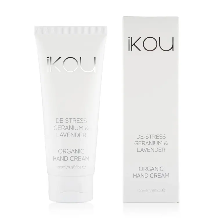 IKOU De-Stress Geranium & Lavender Organic Hand Cream 100ml