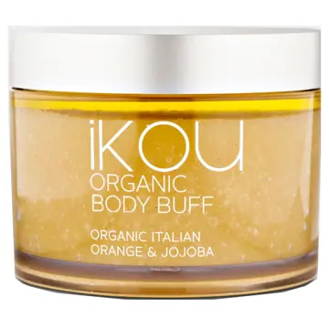 iKOU Organic Body Buff Italian Orange & Jojoba 300g