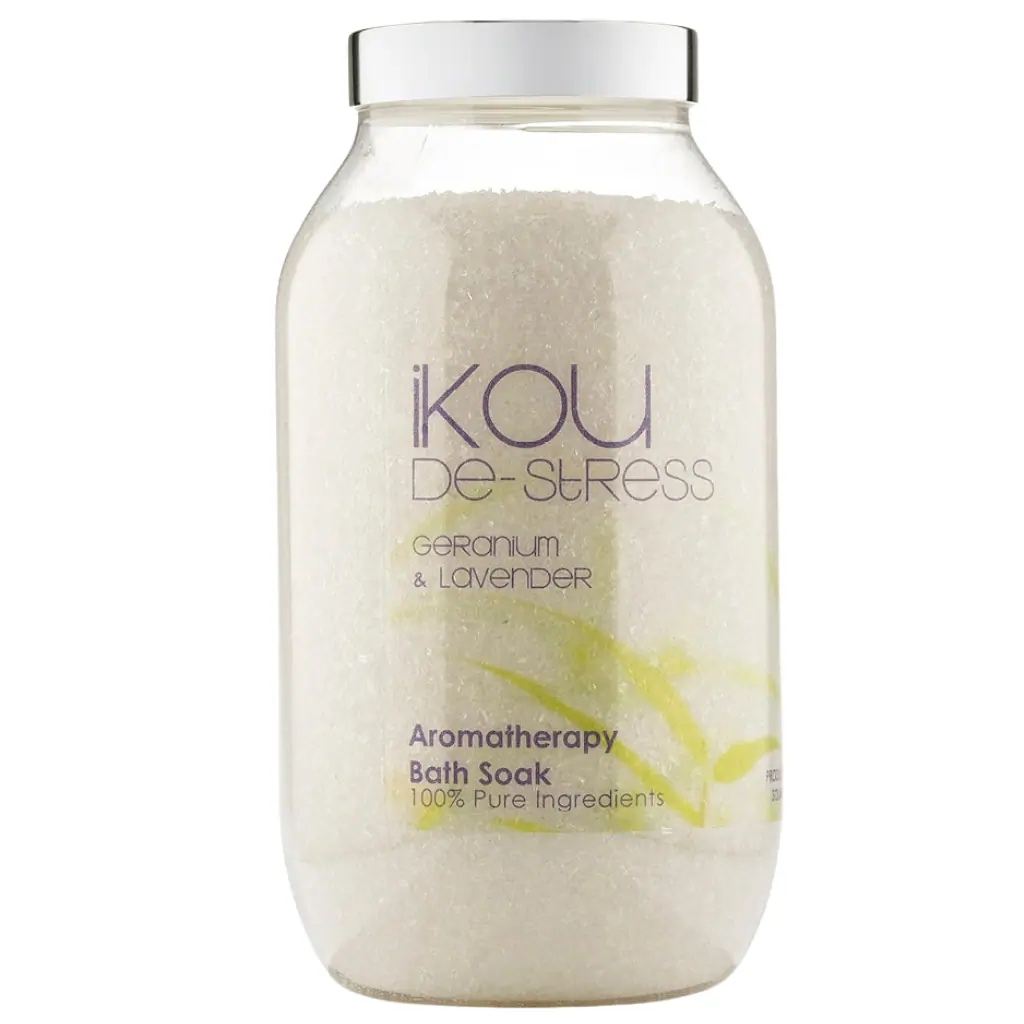 IKOU De-Stress Aromatherapy Bath Soak 850g Jar