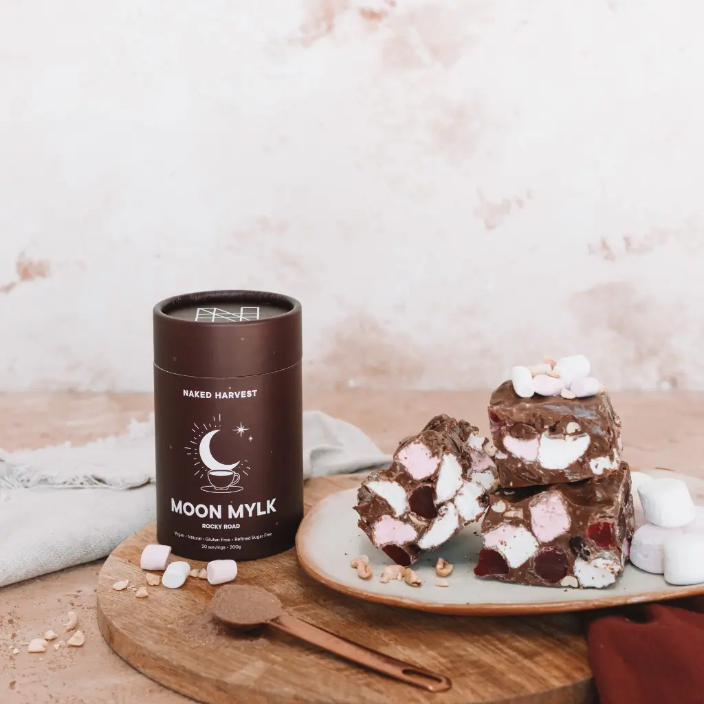 Naked Harvest Rocky Road Moon Mylk 200g