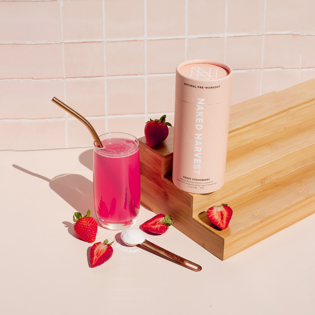 Naked Harvest Sweet Strawberry Pre-Workout 250g