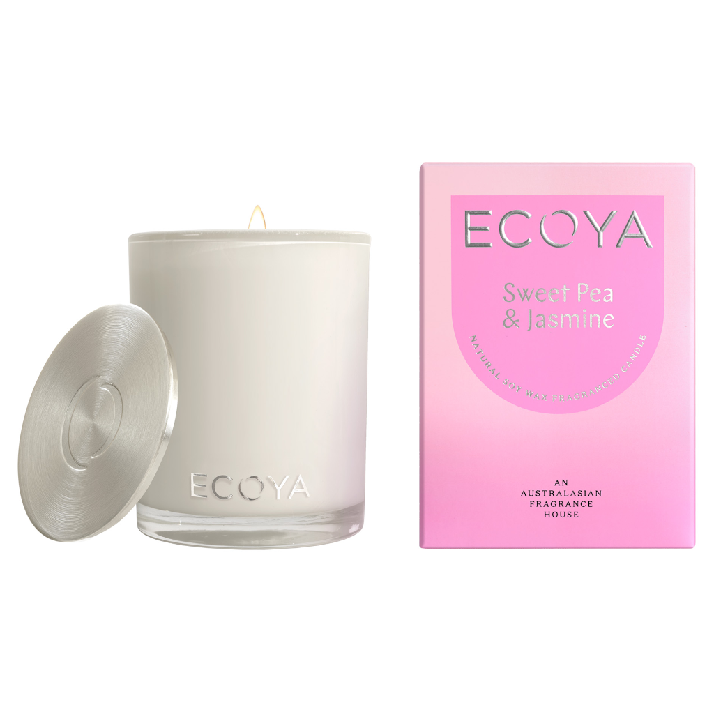 ECOYA Sweet Pea & Jasmine Madison Candle 400g