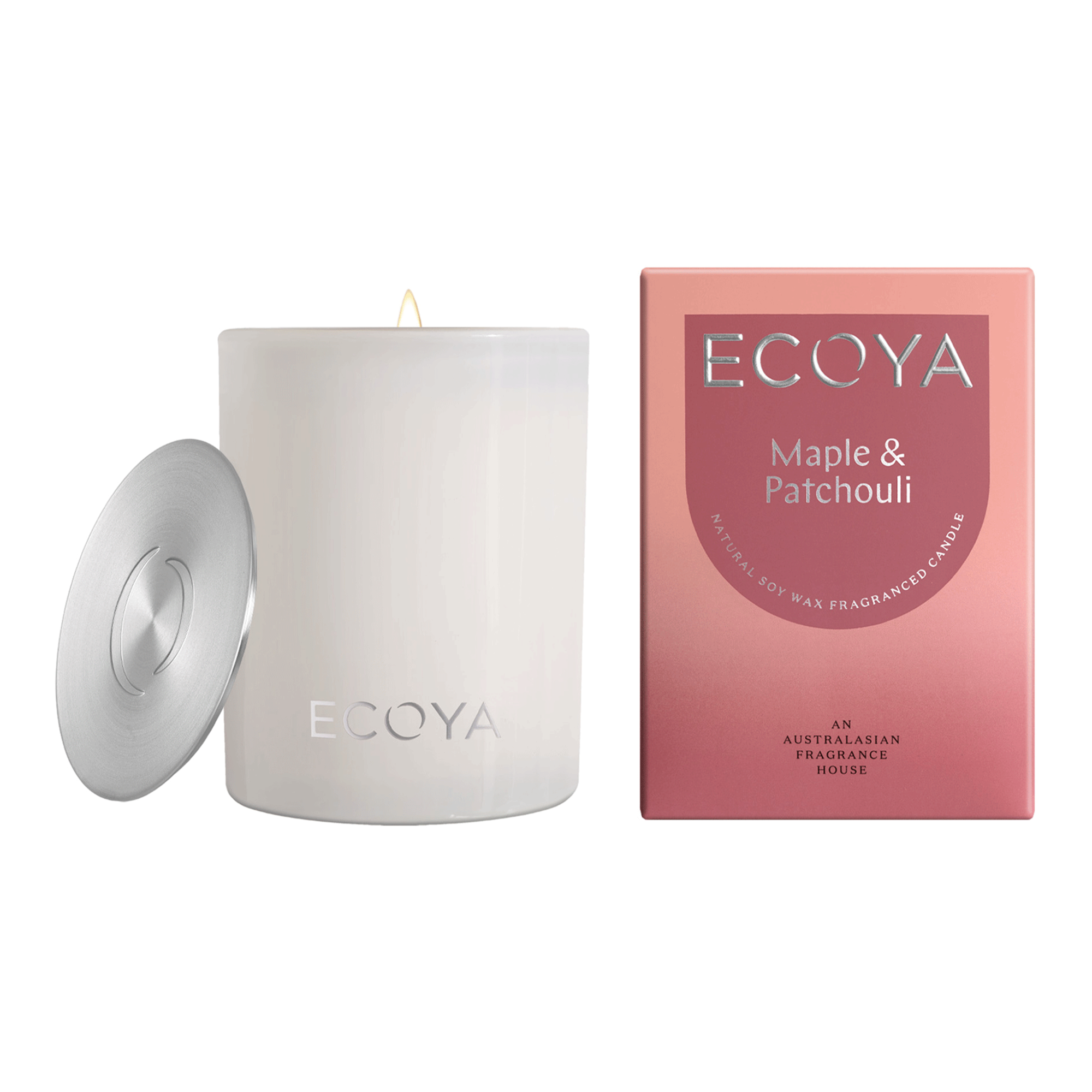 ECOYA Maple & Patchouli Madison Candle 400g