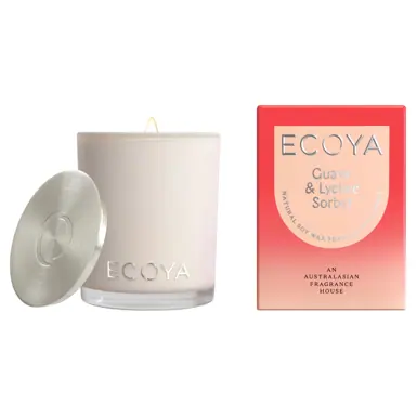ECOYA Guava & Lychee Sorbet Mini Madison Candle 80g