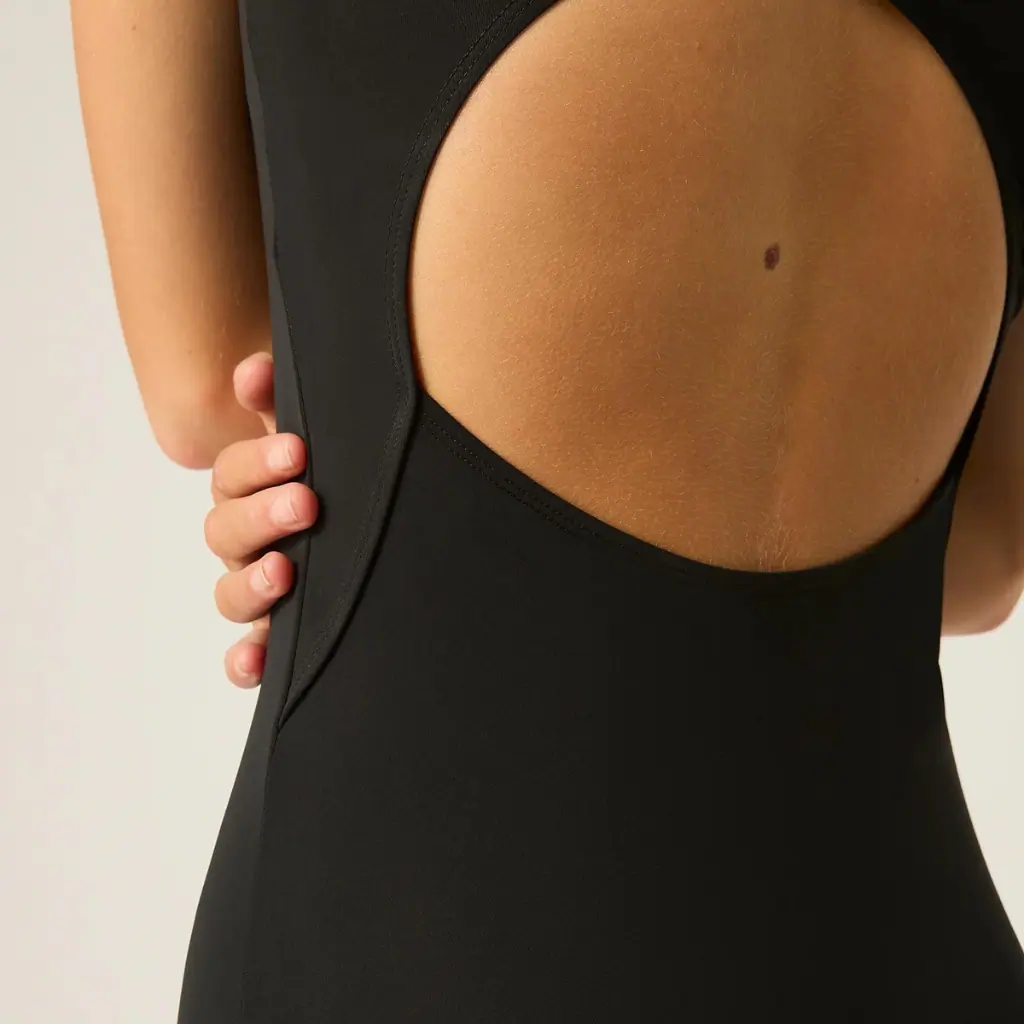 Modibodi Teen Swimwear Racerback One Piece Light-Moderate Black