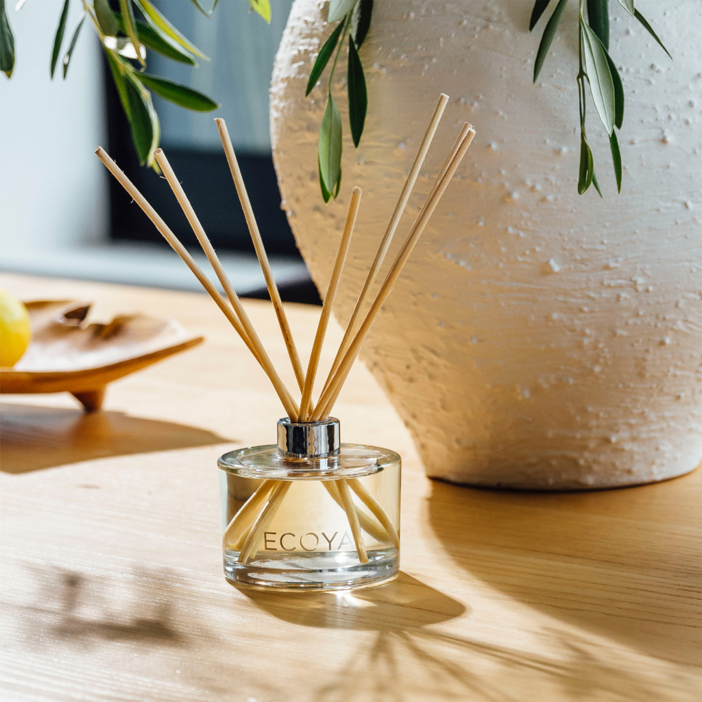 ECOYA Lotus Flower Reed Diffuser: Serene Home Fragrance