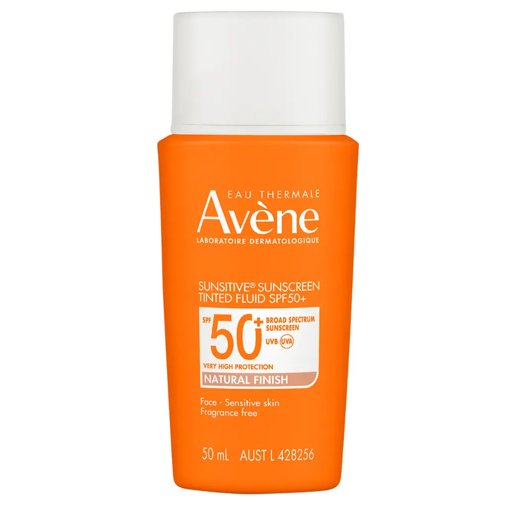 Avène SunsitiveÂ® Tinted Fluid Facial Sunscreen SPF 50+ 50ml