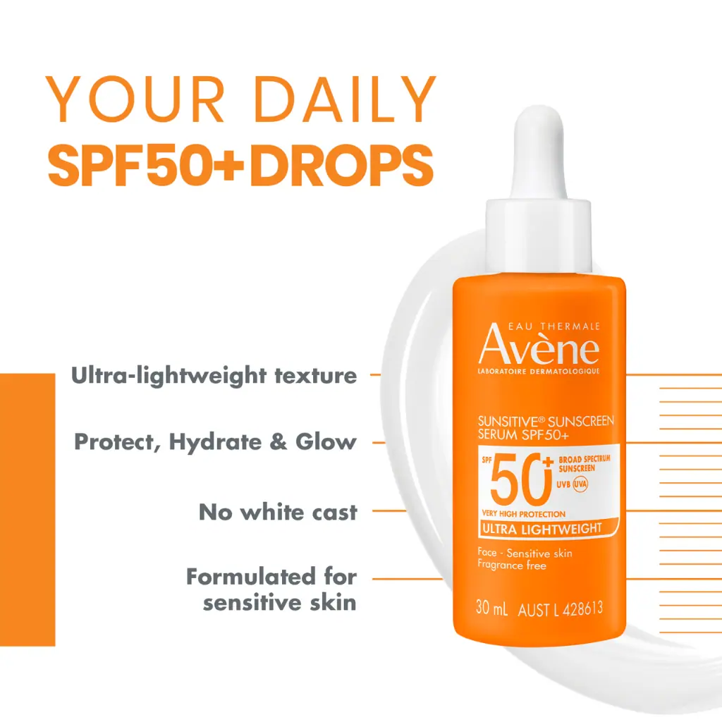 Avène Sunsitive Sunscreen Serum Spf 50+ 30ml