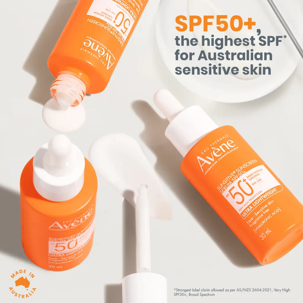 Avène Sunsitive Sunscreen Serum Spf 50+ 30ml