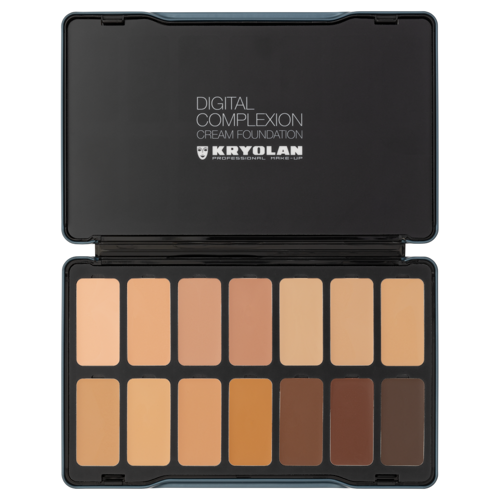 Kryolan Professional Makeup Digital Complexion Cream Palette 14 - 1