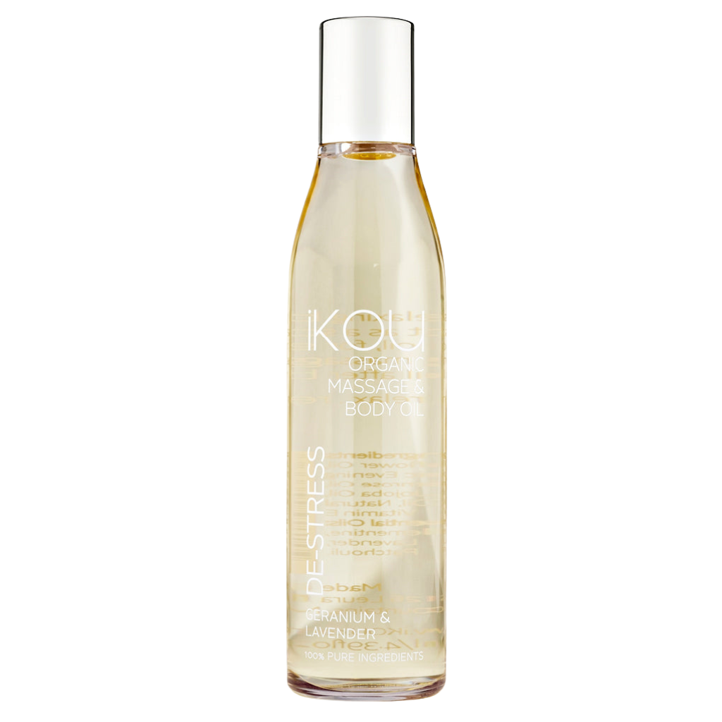 iKOU Organic Massage & Body  Oil De-Stress 130ml