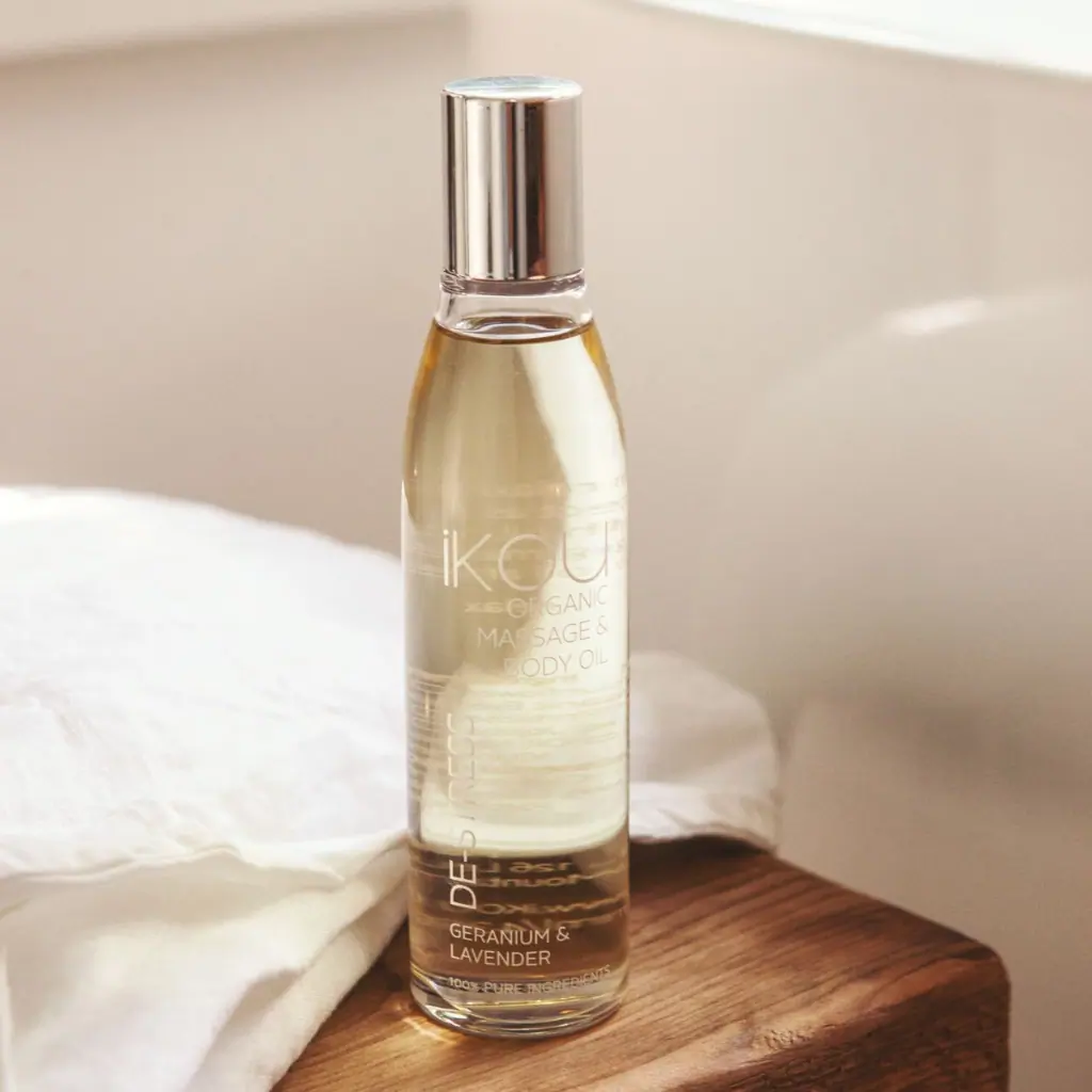 IKOU Organic Massage & Body Oil De-Stress 130ml