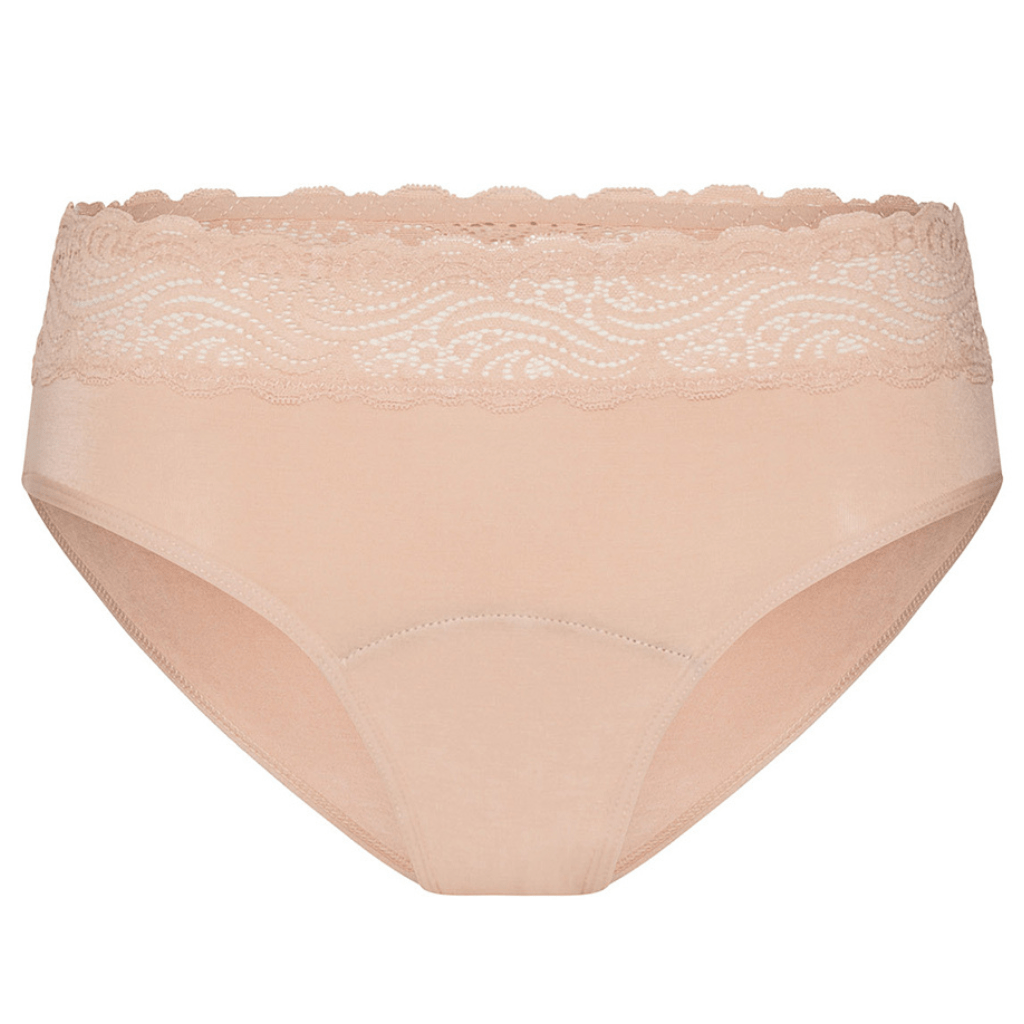 Period Seamfree Bikini - Moderate in Cashew | Modibodi – Modibodi