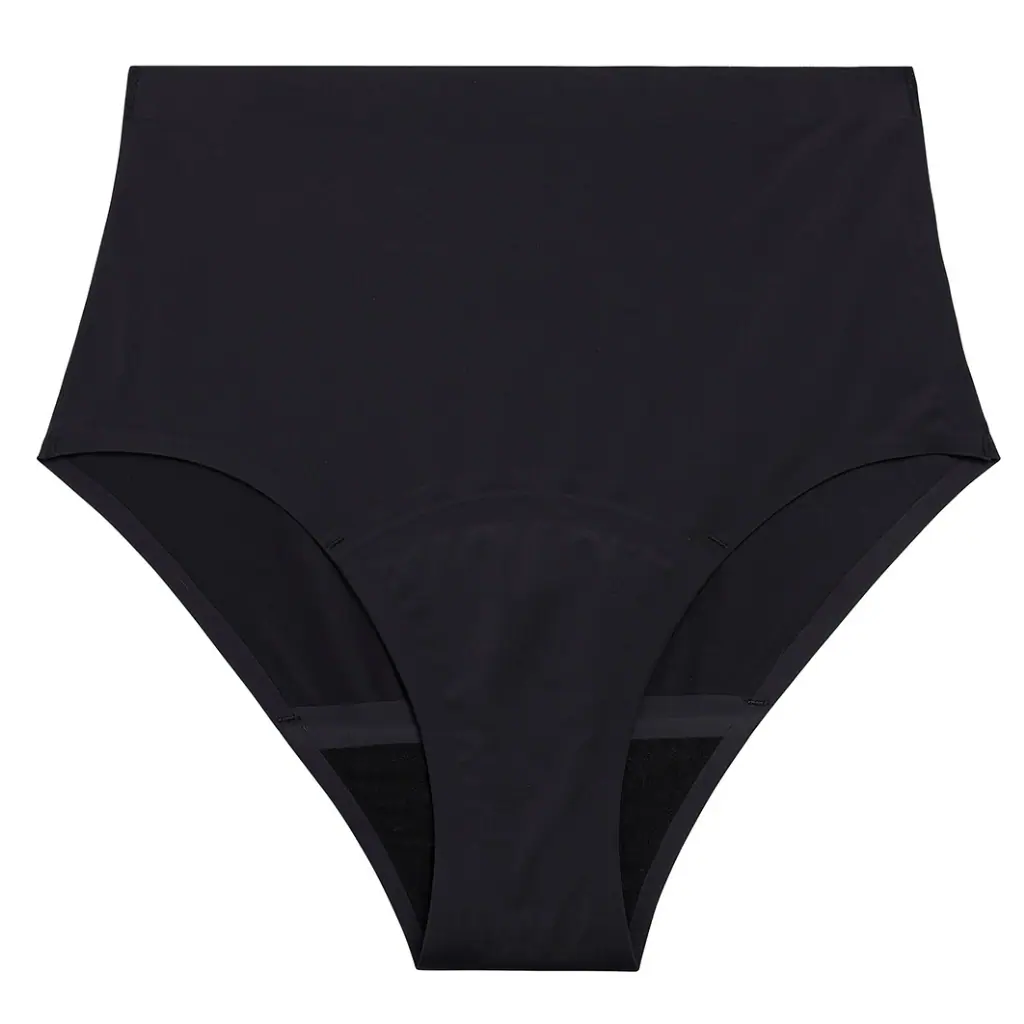 Modibodi Seamfree Full Brief Moderate-Heavy Black