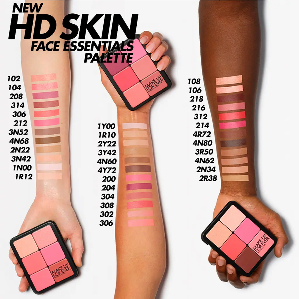 MAKE UP FOR EVER HD Skin Face Essentials Palette H2
