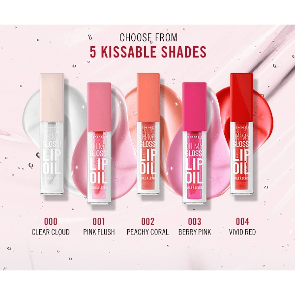 Oh My Gloss! Lip Gloss In Berry Pink – Pflegendes Lippenöl Mit Farbtönung, 6 Ml