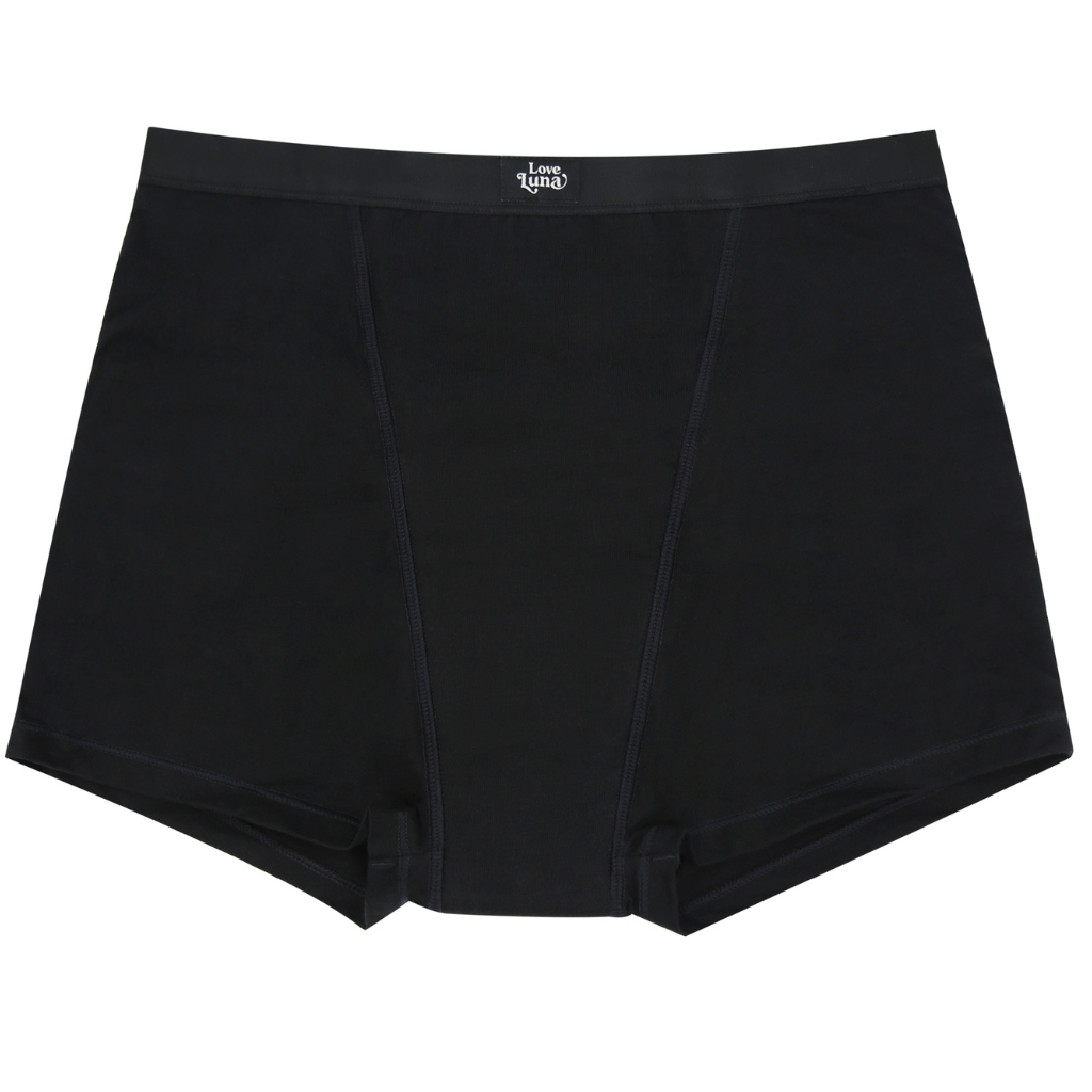 Love Luna Women's Period Super Short Black