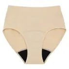 Love Luna Women's Period Seam Free Full Brief Nude