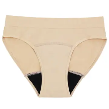 Love Luna Women's Period Seam Free Bikini Nude