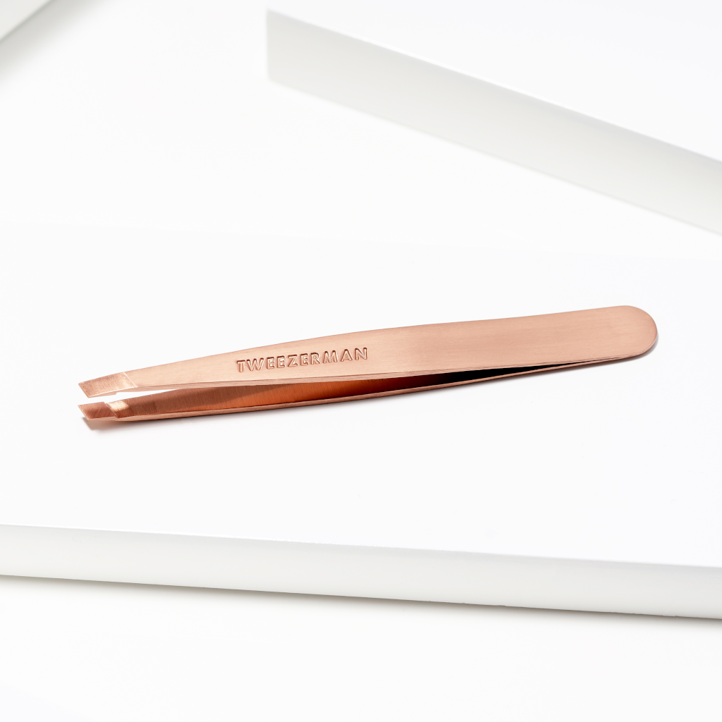 Tweezerman Slant Tweezer - Rose Gold