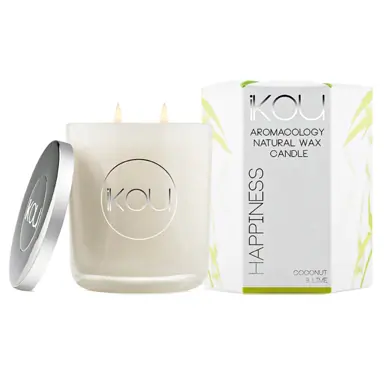 iKOU Happiness Eco-Luxury Candle Large