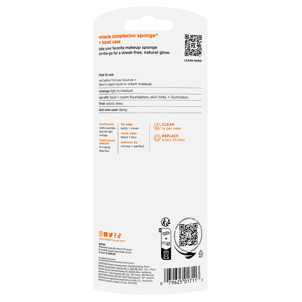 Real Techniques Miracle Complexion Sponge with Case