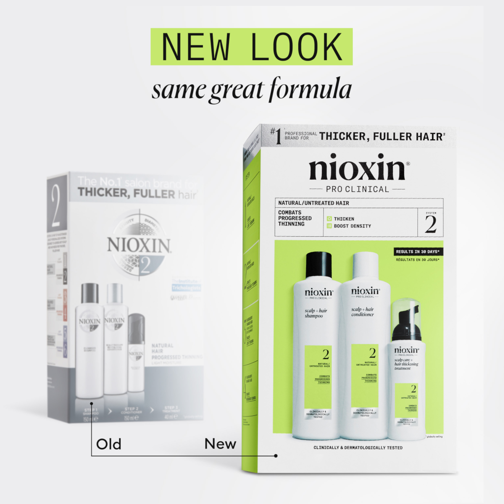 Nioxin Scalp + Hair Thickening System 2 - Natural Hair with Progressed Thinning