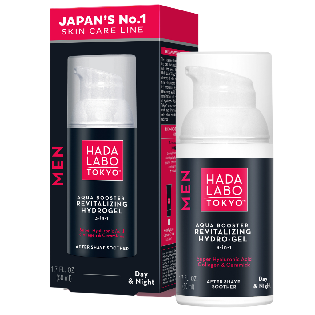 Hada Labo Men's Aqua Booster Revitalising Hydro Gel 50ml