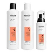 Nioxin Scalp + Hair Thickening System 4 - Colored Or Dry Damaged Hair with Progressed Thinning