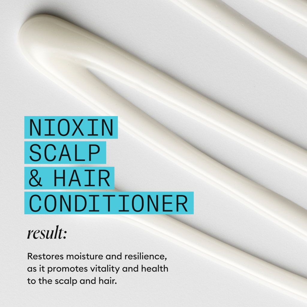 Nioxin System 3 Scalp + Hair Conditioner - Hair Thickening Conditioner for Damaged Hair with Light T