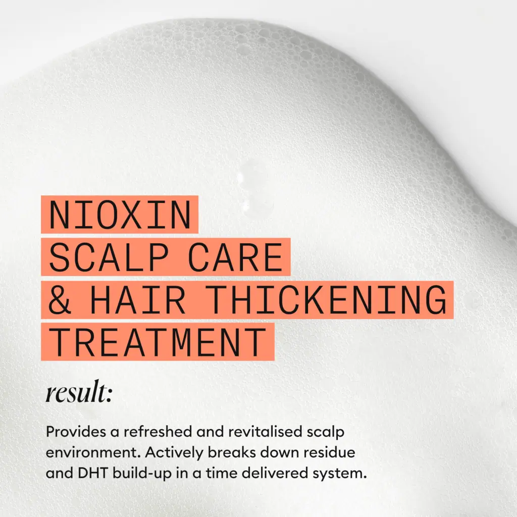 Nioxin System 4 Scalp + Hair Thickening Treatment- Serum for Damaged Hair with Progressed Thinning,