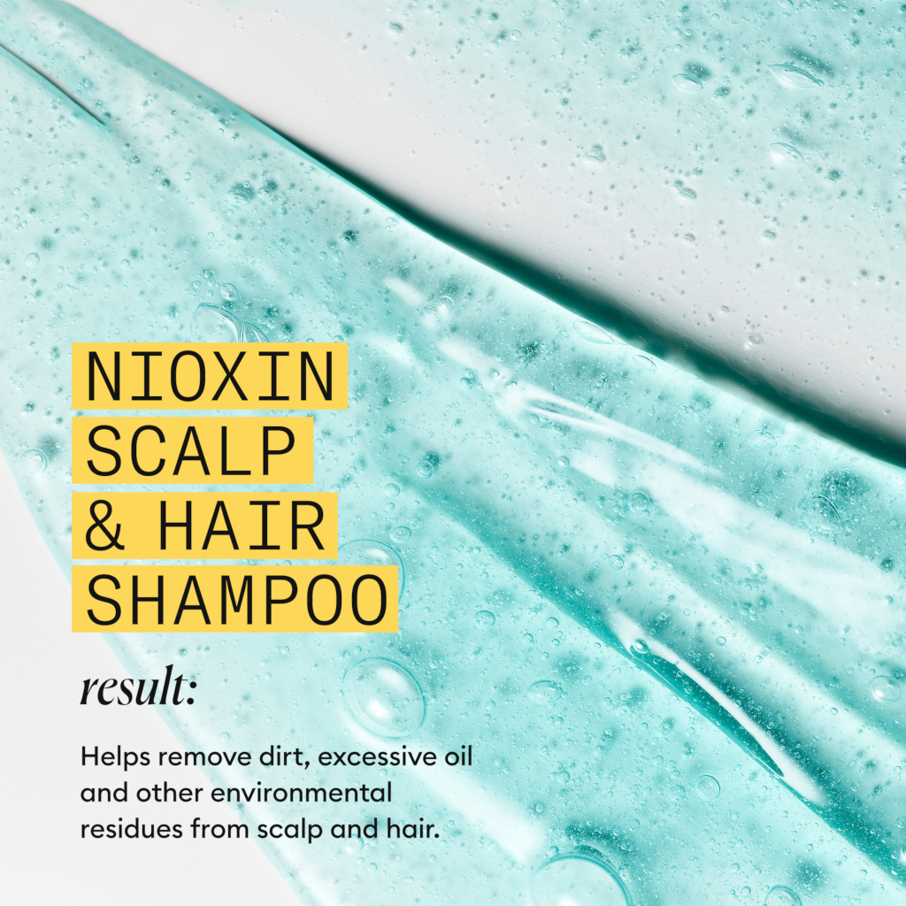 Nioxin System 1 Scalp + Hair Shampoo - Hair Thickening Shampoo For Natural Hair with Light Thinning