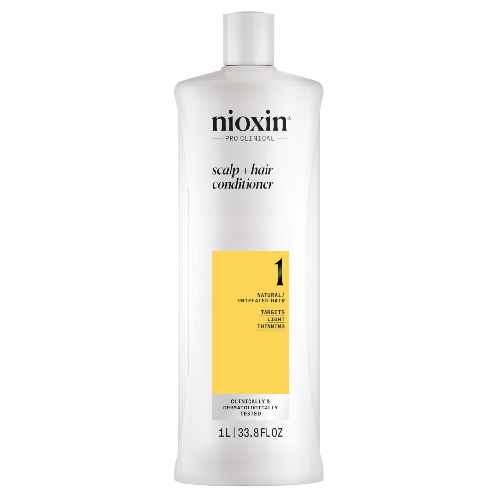 Nioxin System 1 Scalp + Hair Conditioner - Hair Thickening Conditioner for Natural Hair with Light T