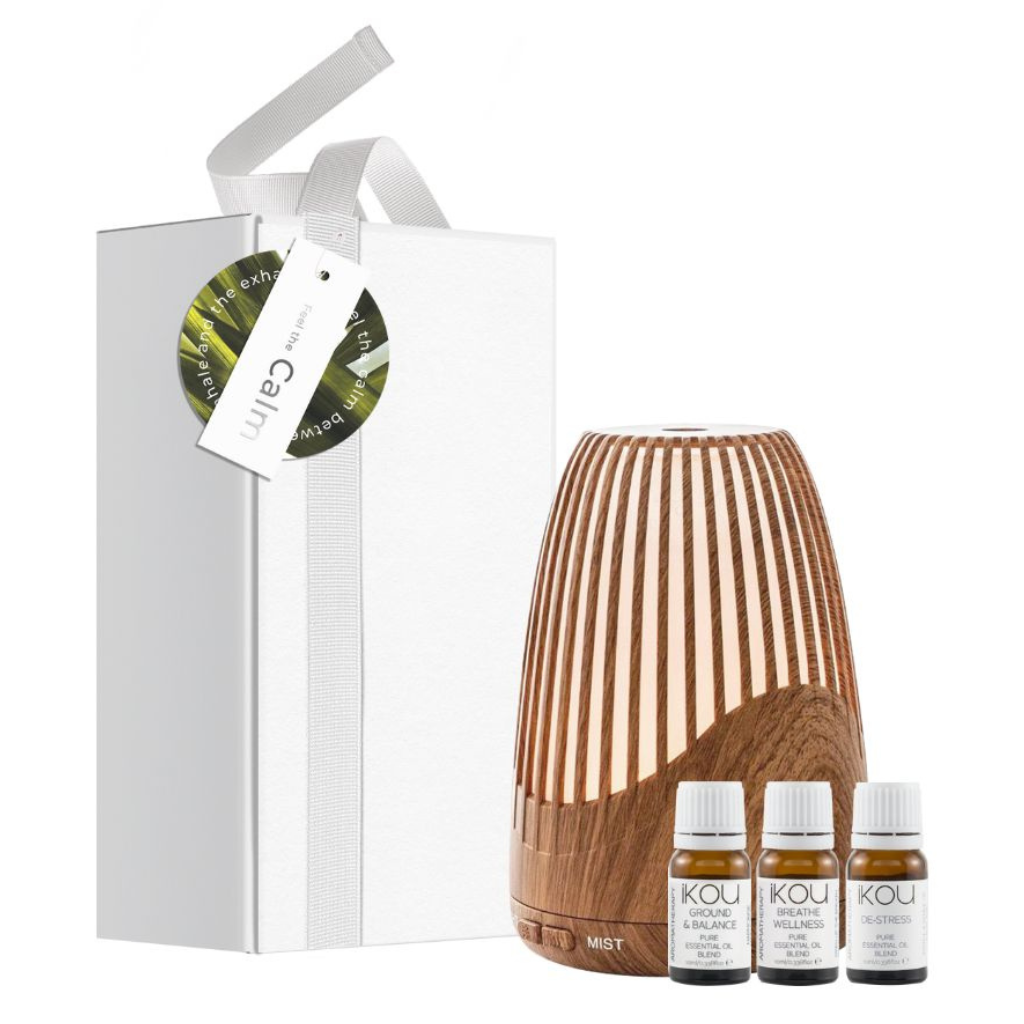 iKOU Aroma Diffuser & Mindfull Wellness Trio Kit