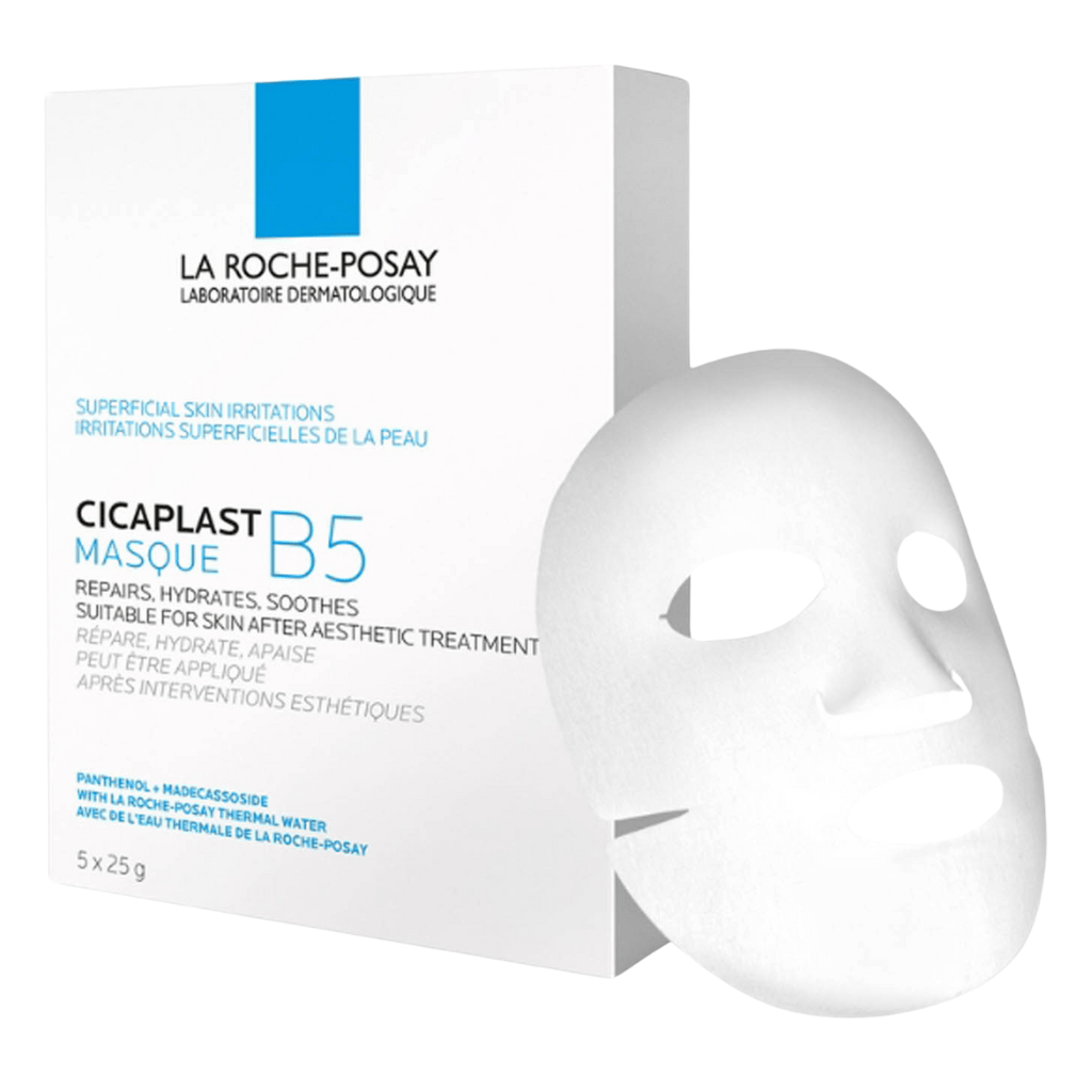 La RochePosay Cicaplast Mask B5 Sheet Masks 5 Pack 5x25g Adore Beauty