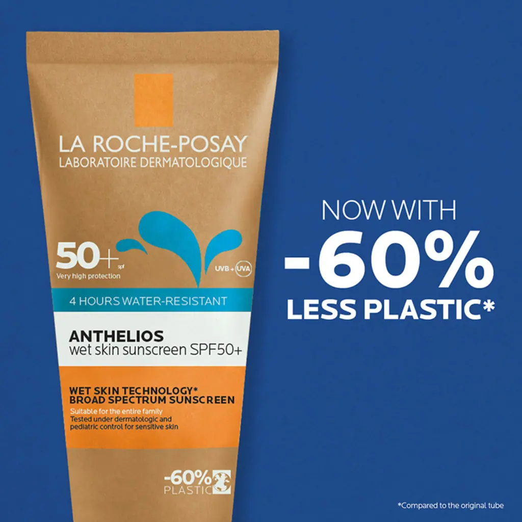 La Roche-Posay Anthelios Wet Skin 60% Less Plastic SPF50+ 200ml